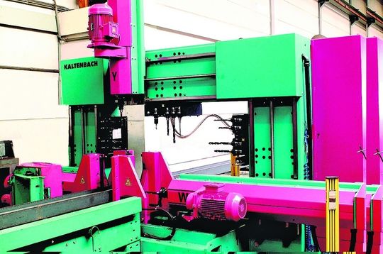 Die High-Speed-Bohrmaschine KDS soll eine fünffach höhere Bohrgeschwindigkeit im Vergleich zum HSS-Bohren erzielen. Bild: Kaltenbach Die High-Speed-Bohrmaschine KDS soll eine fünffach höhere Bohrgeschwindigkeit im Vergleich zum HSS-Bohren erzielen. Bild: Kaltenbach