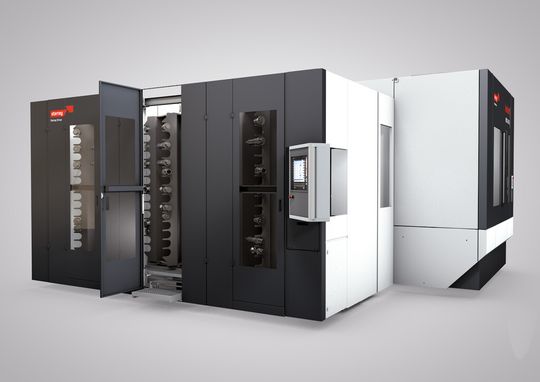 In der höchsten Ausbaustufe bietet das neue Turmmagazin von Heckert Platz für 570 Werkzeuge. In der höchsten Ausbaustufe bietet das neue Turmmagazin von Heckert Platz für 570 Werkzeuge.