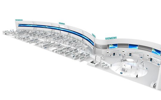 Entlang der konzernweiten Wachstumsfelder Elektrifizierung, Automatisierung und Digitalisierung präsentiert Siemens den Besuchern in Hannover zahlreiche neue Produkte und Lösungen. Unter den zentralen Themen "Future of Manufacturing" und "Sustainable Energy" stellt sich Siemens den industriellen Herausforderungen der heutigen Zeit. Im "Digitalisierungsforum" finden die Besucher konkrete Anwendungsbeispiele und erfahren, wie Siemens die digitale mit der realen Welt verschmilzt. Entlang der konzernweiten Wachstumsfelder Elektrifizierung, Automatisierung und Digitalisierung präsentiert Siemens den Besuchern in Hannover zahlreiche neue Produkte und Lösungen. Unter den zentralen Themen "Future of Manufacturing" und "Sustainable Energy" stellt sich Siemens den industriellen Herausforderungen der heutigen Zeit. Im "Digitalisierungsforum" finden die Besucher konkrete Anwendungsbeispiele und erfahren, wie Siemens die digitale mit der realen Welt verschmilzt.