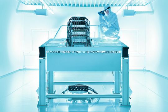 Für das Projekt «Oslo» entwickelt Limo einen 35-kW-Halbleiterlaser mit anspruchsvoller Strahlformung sowie hoher Strahlqualität (im Bild ein 15-kW-System).