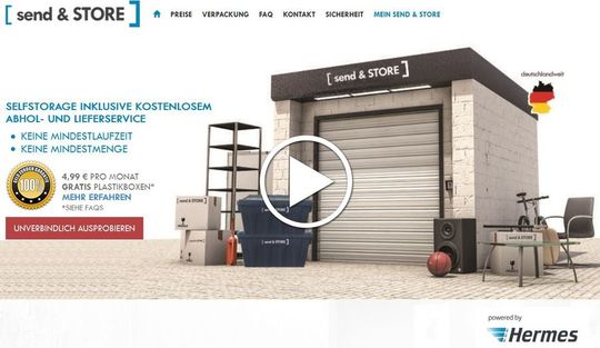 Nutzer von „Send&Store“ können über ihr individuelles Kundenkonto Inhaltsverzeichnisse für die eingelagerten Boxen erstellen. Nutzer von „Send&Store“ können über ihr individuelles Kundenkonto Inhaltsverzeichnisse für die eingelagerten Boxen erstellen.