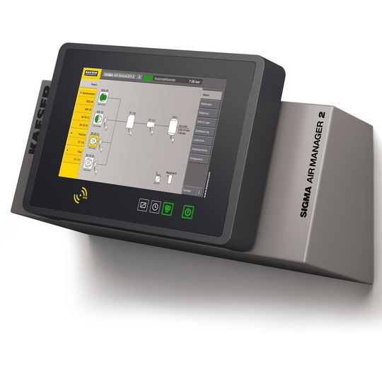Der Sigma Air Manager 2 (SAM 2) von Kaeser überwacht und steuert nicht nur alle Komponenten einer Druckluftstation, er bereitet die Druckluftversorgung auch für Industrie 4.0 vor. Der Sigma Air Manager 2 (SAM 2) von Kaeser überwacht und steuert nicht nur alle Komponenten einer Druckluftstation, er bereitet die Druckluftversorgung auch für Industrie 4.0 vor.