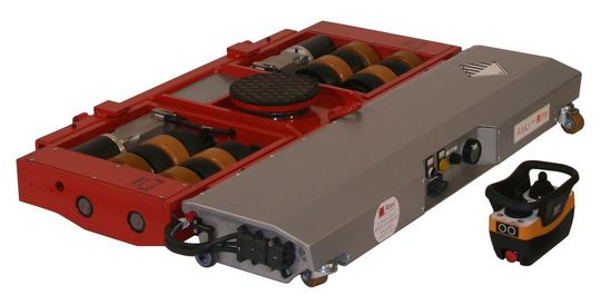 Das Transportlenkwerk JLA 15/30 G mit Akku-Antrieb von Jung. Das Transportlenkwerk JLA 15/30 G mit Akku-Antrieb von Jung.