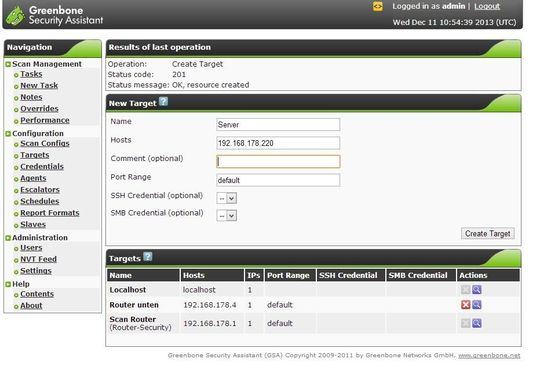 Vulnerability Scanner wie OpenVAS untersuchen Netzwerke auf Schwachstellen und mögliche Einfallstore für Viren.
