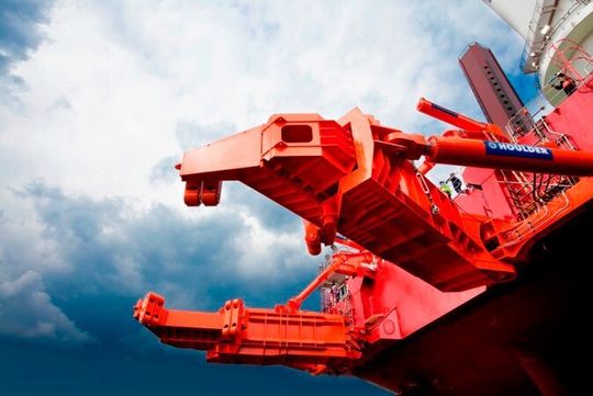 Auf MPI Discovery installierte Greiferarme Auf MPI Discovery installierte Greiferarme