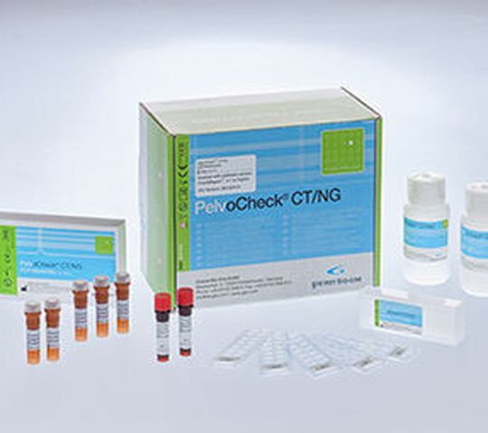 Das Kit Pelvocheck ermöglicht die Diagnose von Chlamydien- und Gonorrhoe-Infektionen. Das Kit Pelvocheck ermöglicht die Diagnose von Chlamydien- und Gonorrhoe-Infektionen.