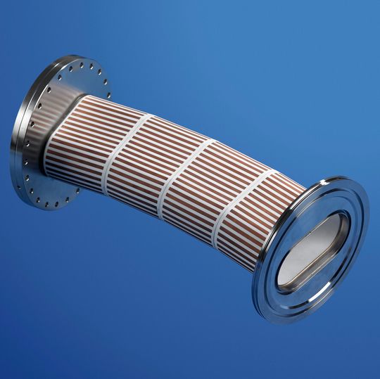 Aluminiumoxid-Kicker-Tube: Bauteil für Beschleunigertechnik.