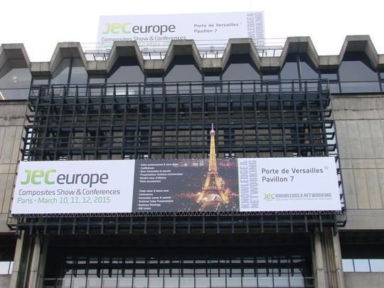 Du 7 au 12 mars, JEC Europe a regroupé 1200 entreprises porte de Versailles à Paris. Du 7 au 12 mars, JEC Europe a regroupé 1200 entreprises porte de Versailles à Paris.