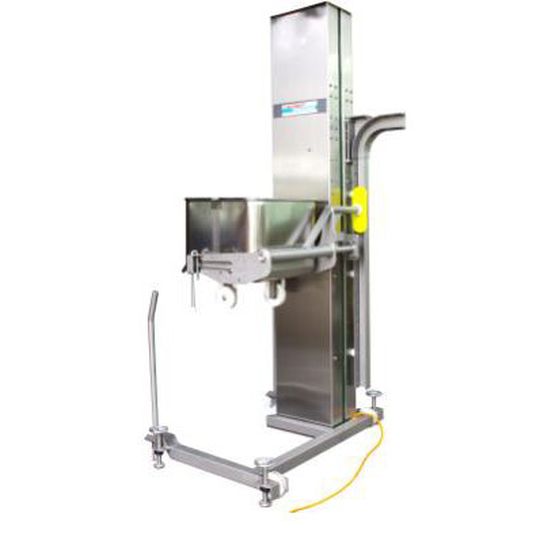 Die Hebe-Kippmaschine Typ 300 ist das Basismodell und kann für beliebige Behälter ausgerüstet werden. Die Hebe-Kippmaschine Typ 300 ist das Basismodell und kann für beliebige Behälter ausgerüstet werden.