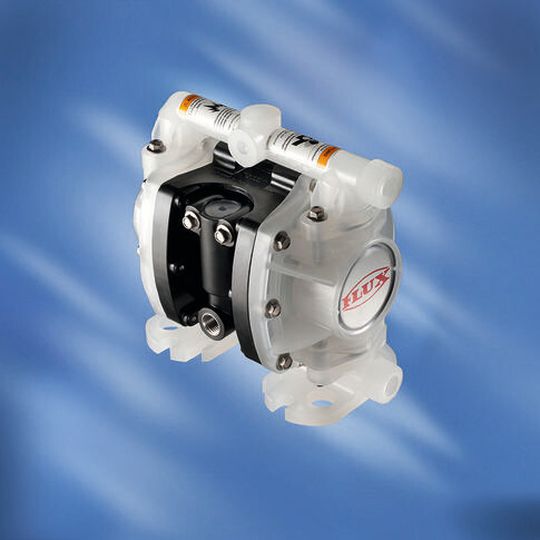 Die neue energieeffiziente Flux-Druckluft-Membranpumpe FDM 07. Die neue energieeffiziente Flux-Druckluft-Membranpumpe FDM 07.