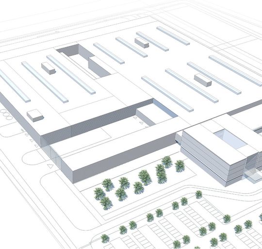 Zukunftsweisende Produktion: Auf einer Gesamtfläche von 48.000 Quadratmetern baut Leoni im Industriegebiet An der Lände spezialisierte Tätigkeiten mit hoher Wertschöpfung aus und optimiert Arbeits- und Logistikabläufe. Zukunftsweisende Produktion: Auf einer Gesamtfläche von 48.000 Quadratmetern baut Leoni im Industriegebiet An der Lände spezialisierte Tätigkeiten mit hoher Wertschöpfung aus und optimiert Arbeits- und Logistikabläufe.