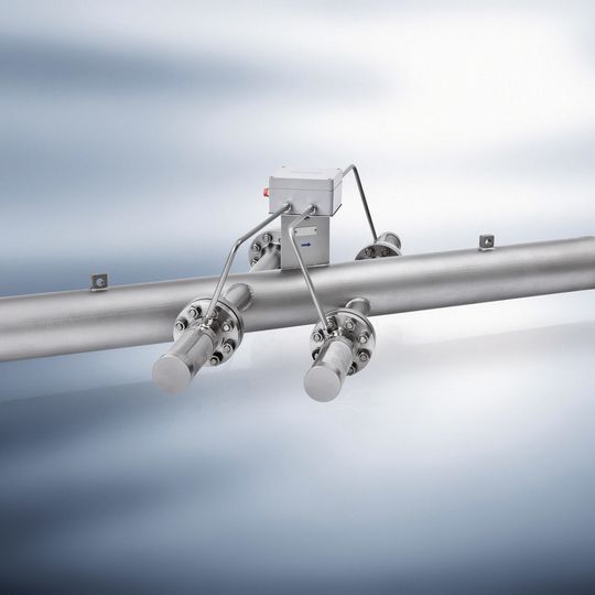 Krohne's Optisonic 8300 2-beam ultrasonic flowmeter for high flow rates of superheated steam Krohne's Optisonic 8300 2-beam ultrasonic flowmeter for high flow rates of superheated steam
