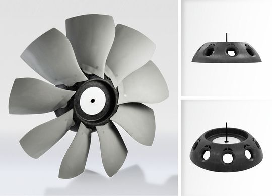 Axiallüfter-Naben sind kreisrunde Elemente, die auf Achsen oder Scheiben aufgeschoben werden und so die Drehbewegung auf die Lüfterflügel übertragen. Lüfterräder kommen in der Ventilation zum Einsatz, beispielsweise in Tunnellüftungen, Motorenkühlungen und Klimaanlagen. Axiallüfter-Naben sind kreisrunde Elemente, die auf Achsen oder Scheiben aufgeschoben werden und so die Drehbewegung auf die Lüfterflügel übertragen. Lüfterräder kommen in der Ventilation zum Einsatz, beispielsweise in Tunnellüftungen, Motorenkühlungen und Klimaanlagen.