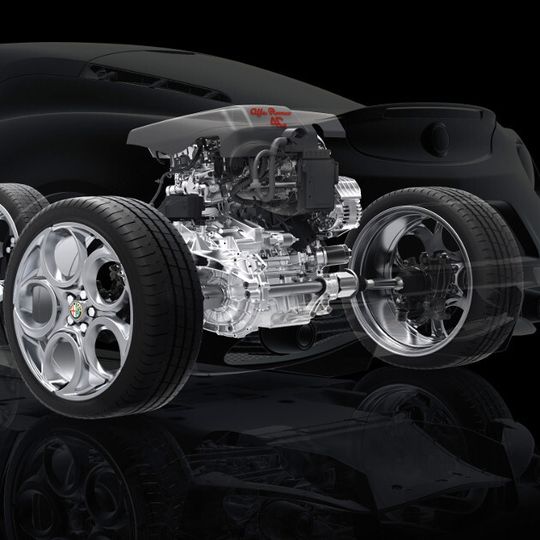 Geplant sind ein Hochleistungs-Vierzylinder für Alfa und eine Sechszylinder-Version, die von Ferrari entwickelt wurde. Geplant sind ein Hochleistungs-Vierzylinder für Alfa und eine Sechszylinder-Version, die von Ferrari entwickelt wurde.
