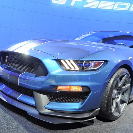 Der Shelby GT350-R besitzt einen 500 PS starken 5,2-Liter-V8-Motor. Der Shelby GT350-R besitzt einen 500 PS starken 5,2-Liter-V8-Motor.