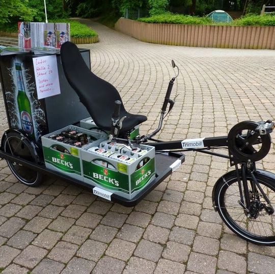 Schwer im Kommen sind sogenannte Cargo-Räder, mit den Güter auf kürzeren Strecken (in der Stadt oder auf dem Werksgelände) umweltschonend transportiert werden können. Schwer im Kommen sind sogenannte Cargo-Räder, mit den Güter auf kürzeren Strecken (in der Stadt oder auf dem Werksgelände) umweltschonend transportiert werden können.