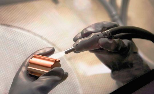 The Lapp blaster will help to eliminate secondary machining operations, reduce costs and decrease delivery times. The Lapp blaster will help to eliminate secondary machining operations, reduce costs and decrease delivery times.