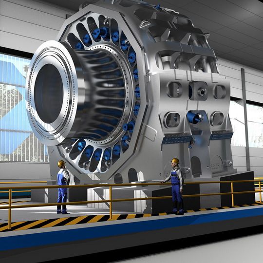 Der gigantische Prüfstand mit Schwerpunkt „Windenergie“ wird der weltweit erste sein, der nicht nur ein einzelnes Hauptlager für Windturbinen, sondern gleich die komplette Lagerungseinheit testen kann. Der gigantische Prüfstand mit Schwerpunkt „Windenergie“ wird der weltweit erste sein, der nicht nur ein einzelnes Hauptlager für Windturbinen, sondern gleich die komplette Lagerungseinheit testen kann.