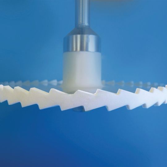 Areas of application for ceramic mixing components can be found in the production of pigments or toothpastes and with processes in which the highest demands for product purity is required with respect to traces of metal abrasion Areas of application for ceramic mixing components can be found in the production of pigments or toothpastes and with processes in which the highest demands for product purity is required with respect to traces of metal abrasion