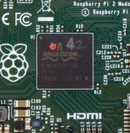 Broadcom-Chip BCM283: Raspberry Pi 2 B bietet eine Vierkern-CPU Broadcom-Chip BCM283: Raspberry Pi 2 B bietet eine Vierkern-CPU