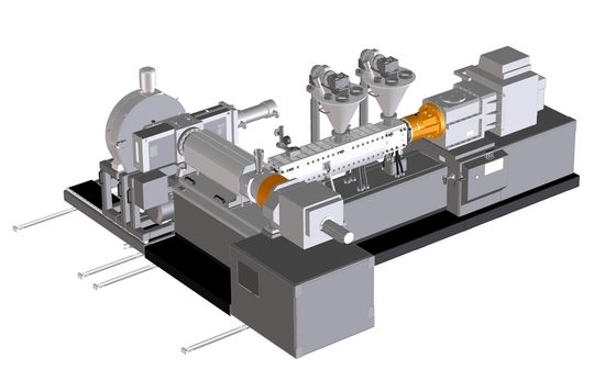 Die schematische Gesamtansicht des neuen Hochleistungskneter der MX-Baureihe. Die schematische Gesamtansicht des neuen Hochleistungskneter der MX-Baureihe.