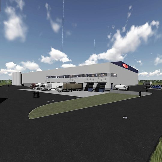 So wird das neue ZKW Beschichtungswerk und Logistikzentrum Wieselburg aussehen. So wird das neue ZKW Beschichtungswerk und Logistikzentrum Wieselburg aussehen.