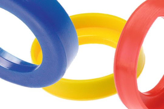 New Z8080 PL marking rings and a further variant of the Z858 PL system hoses used in the Hasco Push-Lok system, in blue and red colours, mean that the inflow and outflow lines to the mould can be readily recognised, Hasco said. New Z8080 PL marking rings and a further variant of the Z858 PL system hoses used in the Hasco Push-Lok system, in blue and red colours, mean that the inflow and outflow lines to the mould can be readily recognised, Hasco said.