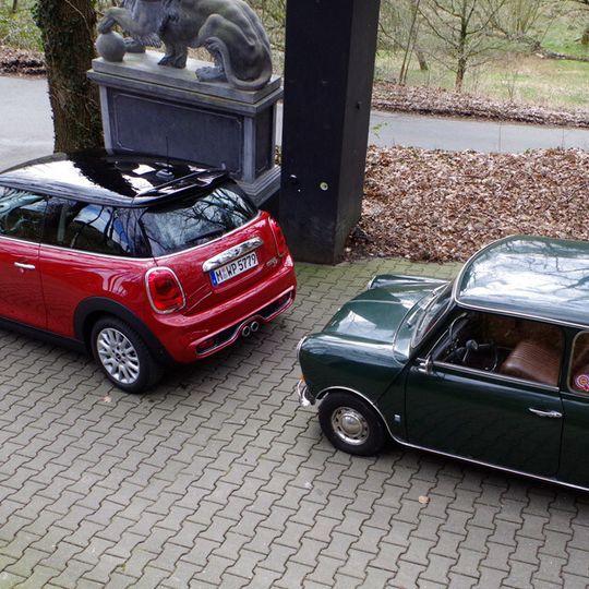 Der Mini: ein Erfolgsmodell - damals wie heute. Der Mini: ein Erfolgsmodell - damals wie heute.