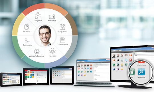 CAS Software präsentiert sein GUI-SmartDesign mit Radialmenü im Frühjahr 2015.