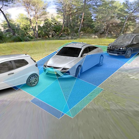 Surround View-Systeme liefern eine komplette 360° Rundumsicht um das Fahrzeug, um den Fahrer bei Manövern im niedrigen Geschwindigkeitsbereich zu unterstützen. Surround View-Systeme liefern eine komplette 360° Rundumsicht um das Fahrzeug, um den Fahrer bei Manövern im niedrigen Geschwindigkeitsbereich zu unterstützen.