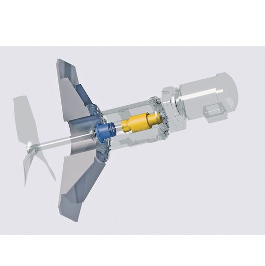 Ekato Side-entry Rührwerk ES 2000V mit spezieller „Shut-off-Vorrichtung“