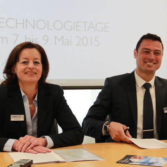 Teamtec-Geschäftsführerin Mireille Blum und Vertriebsleiter Claudio Lista sind froh über die Möglichkeiten, die das neue Technologiezentrum in bietet.