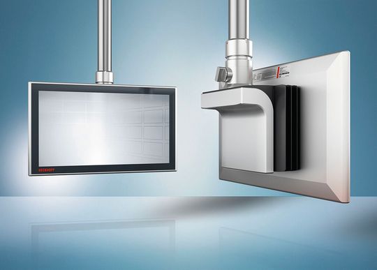 La gamme de Panel PC CP37xx réunit la technologie Multitouch et le processeur multi-coeur performant AtomTM d’Intel® dans un périphérique compact IP65 avec adaptateur pour bras ou potence intégré. La gamme de Panel PC CP37xx réunit la technologie Multitouch et le processeur multi-coeur performant AtomTM d’Intel® dans un périphérique compact IP65 avec adaptateur pour bras ou potence intégré.