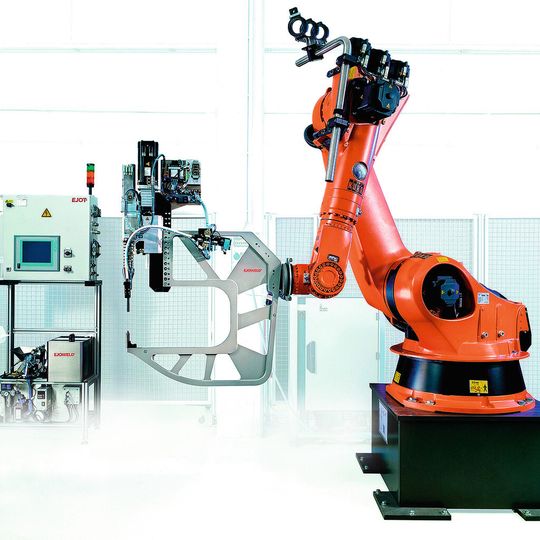 Die modular aufgebaute Anlagentechnik sorgt für eine maximale Flexibilität beim Schweißen.