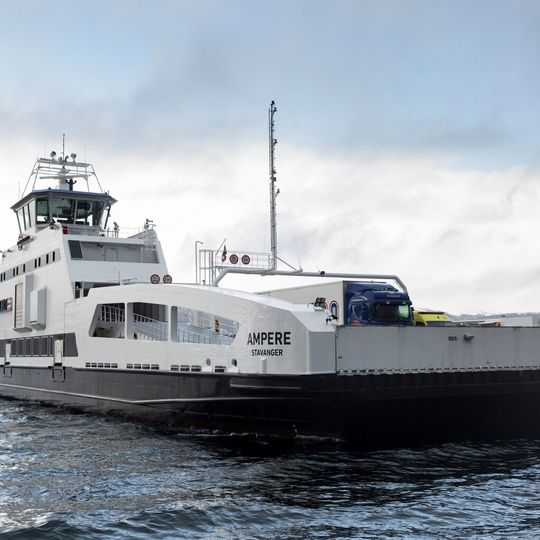 Anders als viele Elektroautos wurde die emissionsfreie Fähre von Grund auf neu entwickelt.