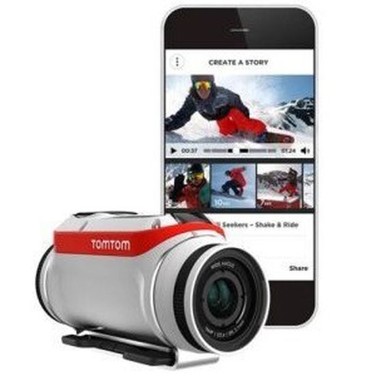 TomToms neue Action Kamera arbeitet mit einer intelligenten App. TomToms neue Action Kamera arbeitet mit einer intelligenten App.