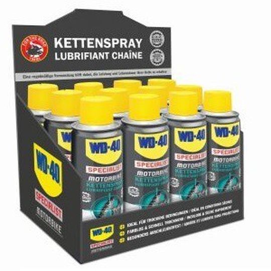 Das neue Kettenspray ist handlich und effektiv. Das neue Kettenspray ist handlich und effektiv.