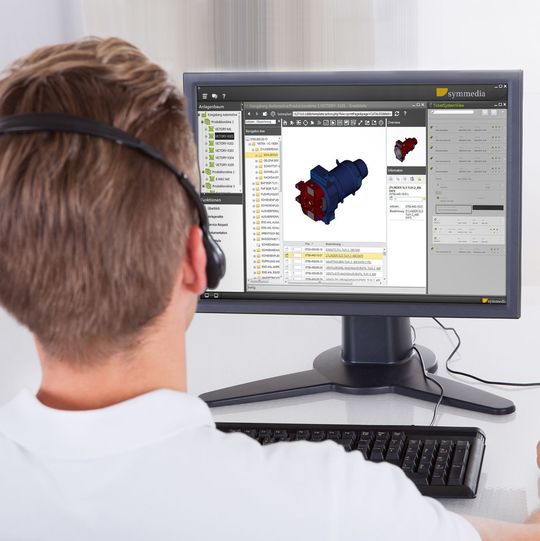 Symmedia SP/1 Parts ist der intelligente Ersatzteilshop für Maschinenhersteller. Durch die Vernetzung mit dem Maschinenbetreiber erfolgt ein kontinuierlicher Austausch, der eine gute Ersatzteilverfügbarkeit gewährleistet und zur engen Kundenbindung beiträgt. Symmedia SP/1 Parts ist der intelligente Ersatzteilshop für Maschinenhersteller. Durch die Vernetzung mit dem Maschinenbetreiber erfolgt ein kontinuierlicher Austausch, der eine gute Ersatzteilverfügbarkeit gewährleistet und zur engen Kundenbindung beiträgt.