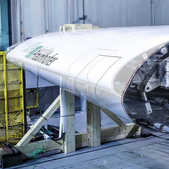 Droop Nose-Demonstrator mit beweglicher Flügelvorderkante und integrierten zukunftsweisenden Technologien. Droop Nose-Demonstrator mit beweglicher Flügelvorderkante und integrierten zukunftsweisenden Technologien.