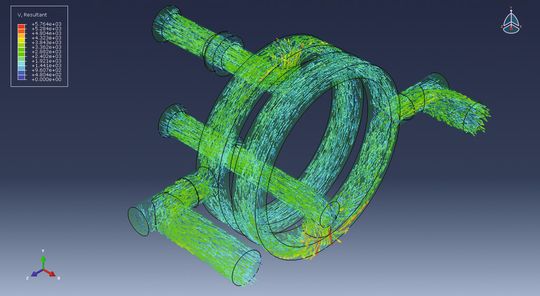 Bei der Auslegung und 3D-Konstruktion werden FEM- und CFD-Berechnungsprogramme genutzt, um evtl. Druckverluste schon in der Konstruktion vorhersagen zu können.