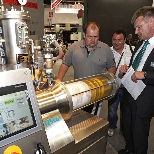 Rund 3800 Aussteller aus aller Welt präsentieren ihre Produkte, Verfahren und Dienstleistungen auf der Achema 2015. Rund 3800 Aussteller aus aller Welt präsentieren ihre Produkte, Verfahren und Dienstleistungen auf der Achema 2015.