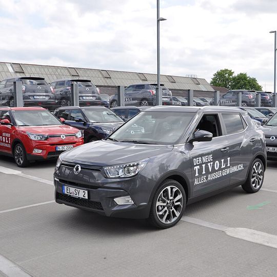 Ssangyong hat die ersten Vorführwagen des neuen Tivoli auf die Straße geschickt. Ssangyong hat die ersten Vorführwagen des neuen Tivoli auf die Straße geschickt.