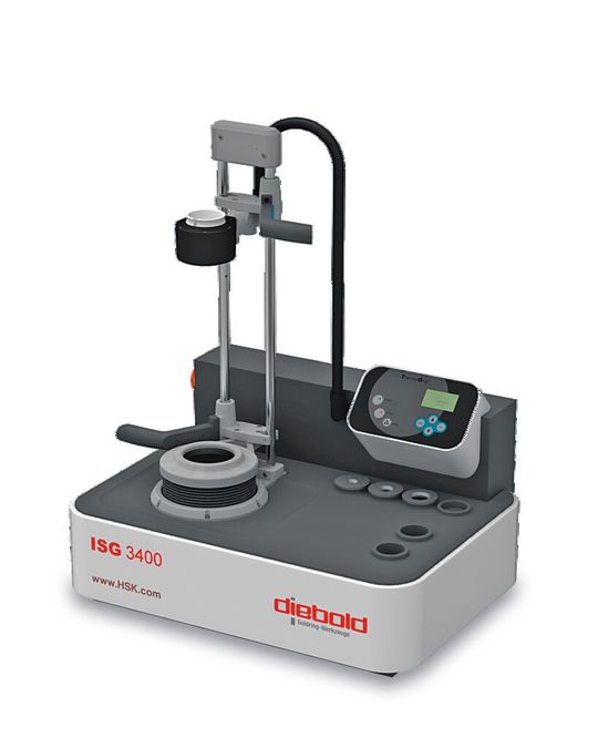 The self-contained shrink-fit unit can shrink-fit carbide shank tools from 3 to 32 mm diameter and HSS shank tools 6 to 32 mm diameter, and have been designed so the operator does not have any contact with hot tools. The self-contained shrink-fit unit can shrink-fit carbide shank tools from 3 to 32 mm diameter and HSS shank tools 6 to 32 mm diameter, and have been designed so the operator does not have any contact with hot tools.