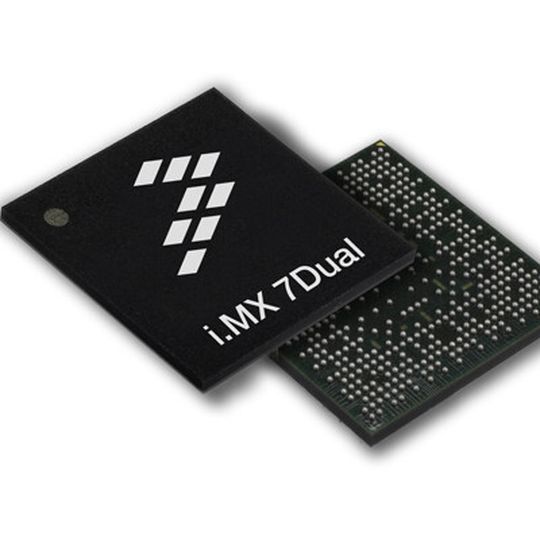 Mit dem i.MX7 Dual (im Bild) und i.MX7 Solo präsentiert Freescale die ersten Bauteile der jüngsten Applikationsprozessoren-Generation des Unternehmens.