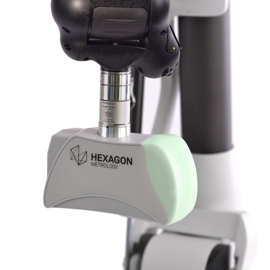 Der HP-L-8.9 Laserscanner lässt sich auf jedem Romer Absolute Arm mit sechs Achsen montieren und ermöglicht die Erfassung von Punktwolken mit hohen Geschwindigkeiten. Der HP-L-8.9 Laserscanner lässt sich auf jedem Romer Absolute Arm mit sechs Achsen montieren und ermöglicht die Erfassung von Punktwolken mit hohen Geschwindigkeiten.