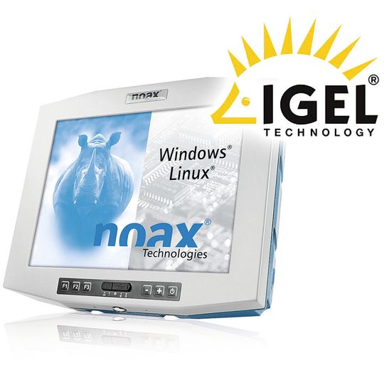 Die Hardware von Noax und Software von Igel sollen ein überaus stabiles und ausfallsicheres Gesamtsystem bilden. Die Hardware von Noax und Software von Igel sollen ein überaus stabiles und ausfallsicheres Gesamtsystem bilden.