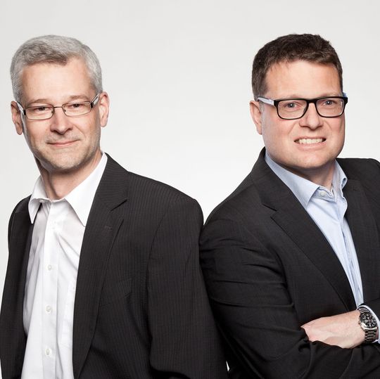 Die Fluidon-Geschäftsführer: Ronald Kett (links) und Dr. Heiko Baum Die Fluidon-Geschäftsführer: Ronald Kett (links) und Dr. Heiko Baum