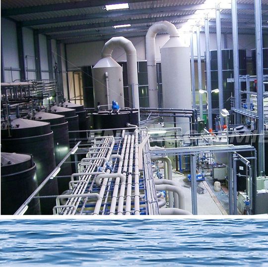 Für Industriewasseraufbereitungssysteme hat Envirochemie ein Verfahren für die Aluminium-Ent fernung aus Waschlaugen entwickelt.