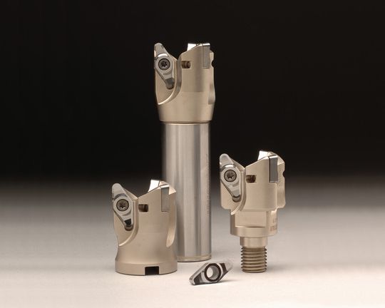 The aluminium milling cutter line has inserts that are said to be effective in material removal during roughing operations, enabling a good finish. The aluminium milling cutter line has inserts that are said to be effective in material removal during roughing operations, enabling a good finish.