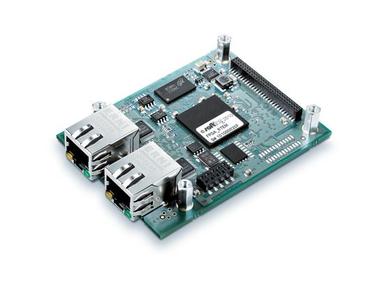 Bis zu drei Controller und bis zu 1.024 Byte an E/A-Datenaustausch: Ein FPGA ist die zentrale Komponente der Hardware-Plattform für die PROFINET-Implementierung Bis zu drei Controller und bis zu 1.024 Byte an E/A-Datenaustausch: Ein FPGA ist die zentrale Komponente der Hardware-Plattform für die PROFINET-Implementierung